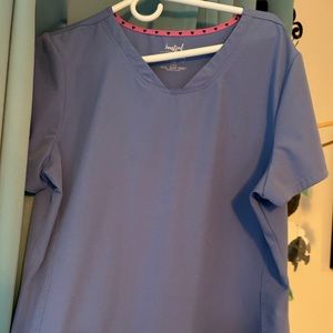 Heart soul scrub set ceil blue